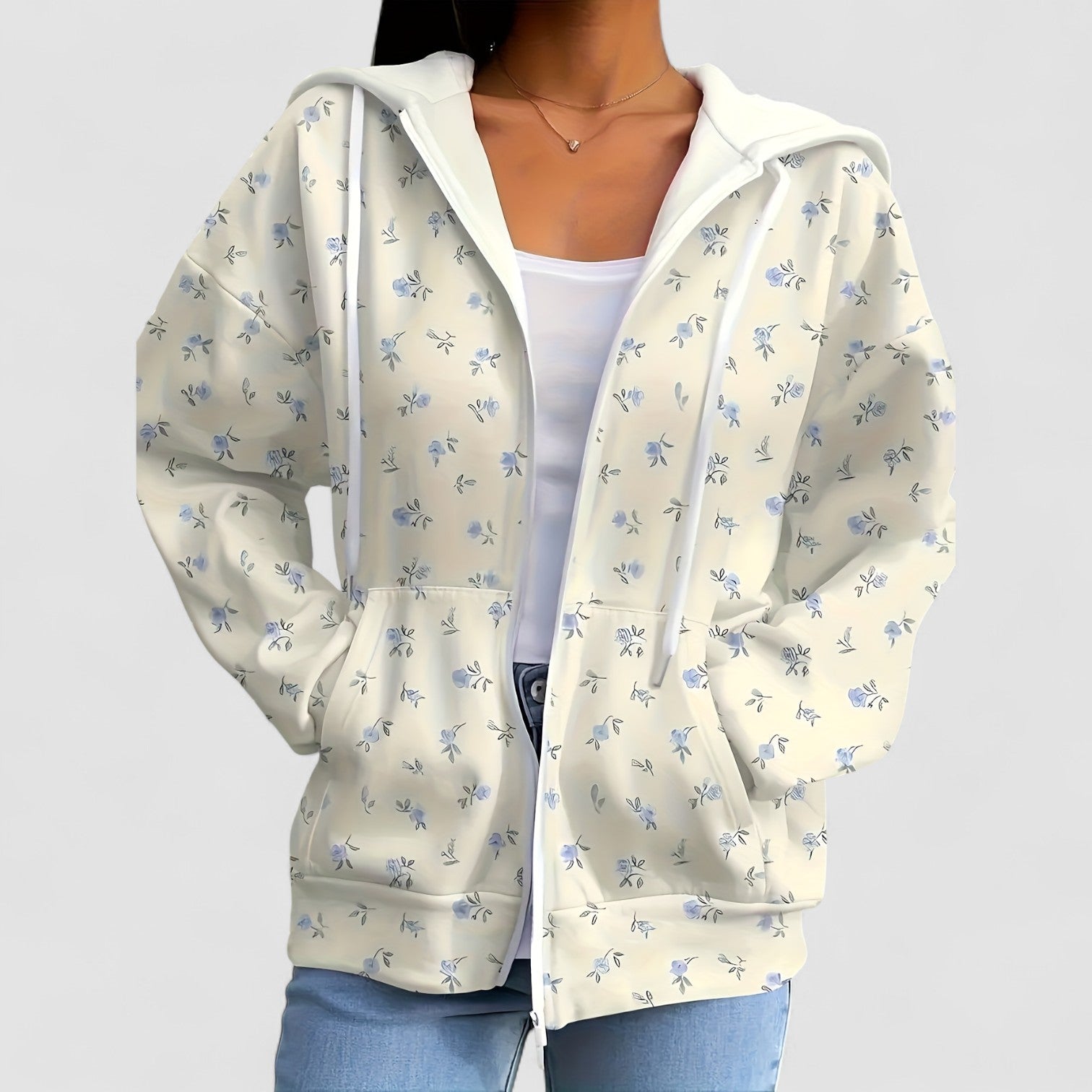 Marsha | Soft Bloom Zip Jacket