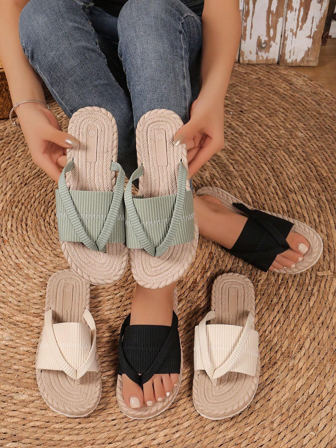 CAMILLA | COMFORTABLE CRISS-CROSS FLAT SANDALS