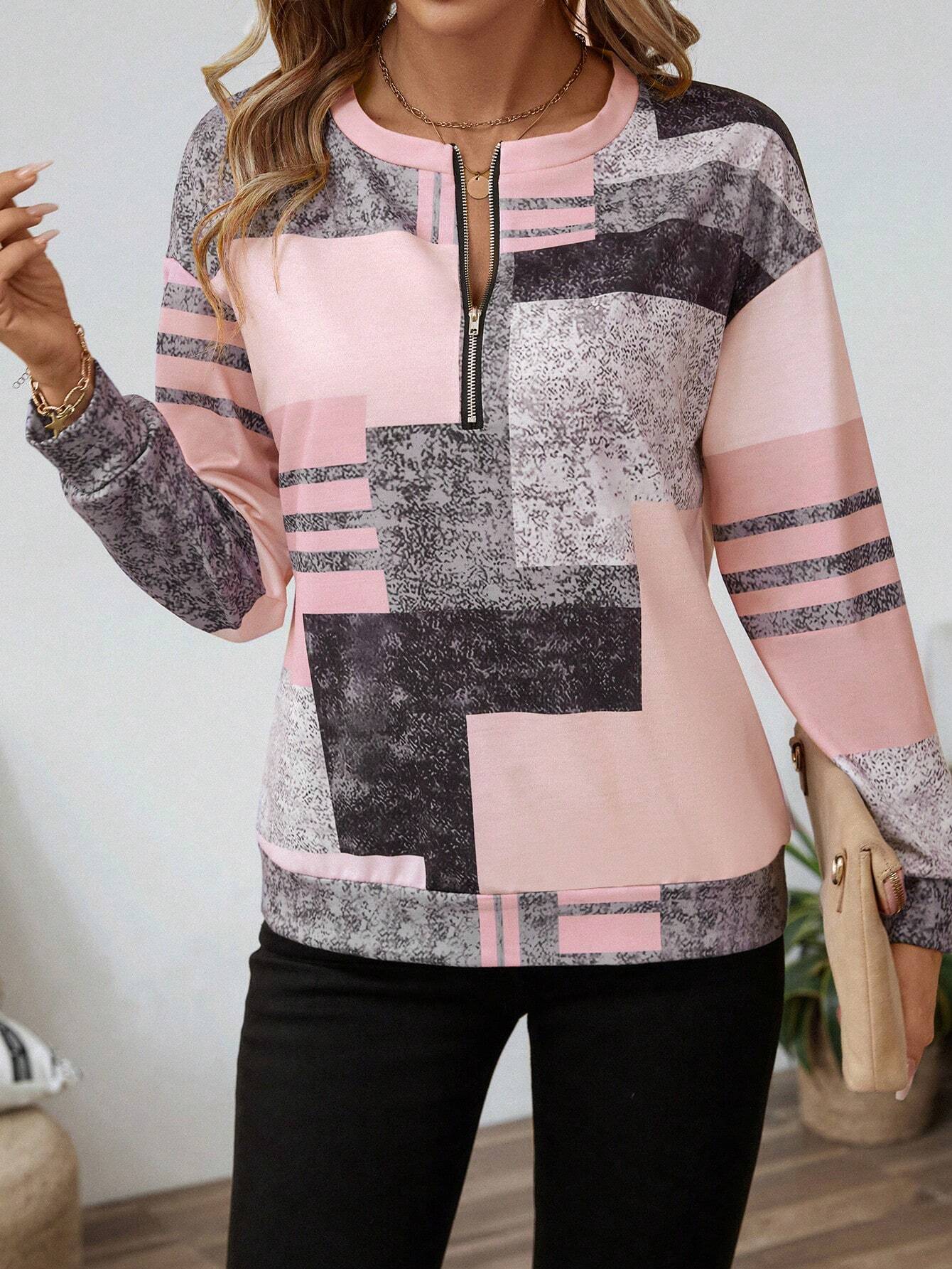 Auralie | Abstract Pattern Blouse