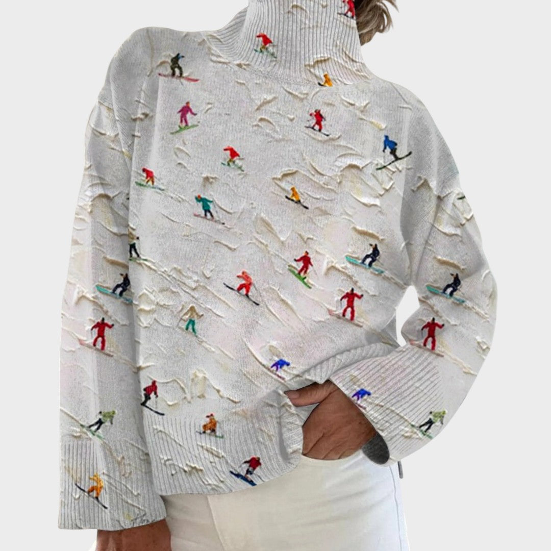 Tena - Artistic Knit Sweater