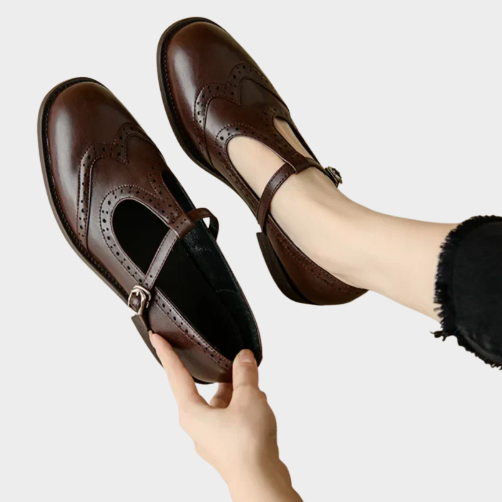 Clara | Elegant T-Strap Mary Jane Shoes