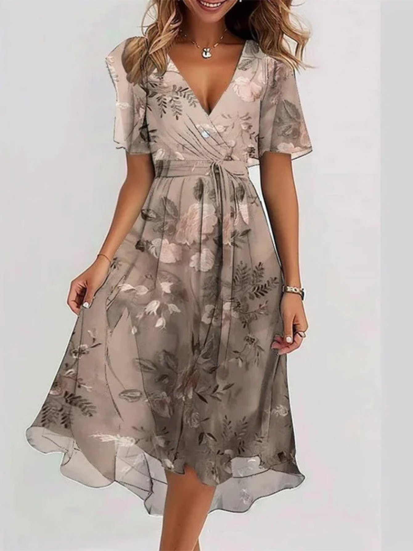 LAVINA⢠ā Vibrant Boho Midi Dress