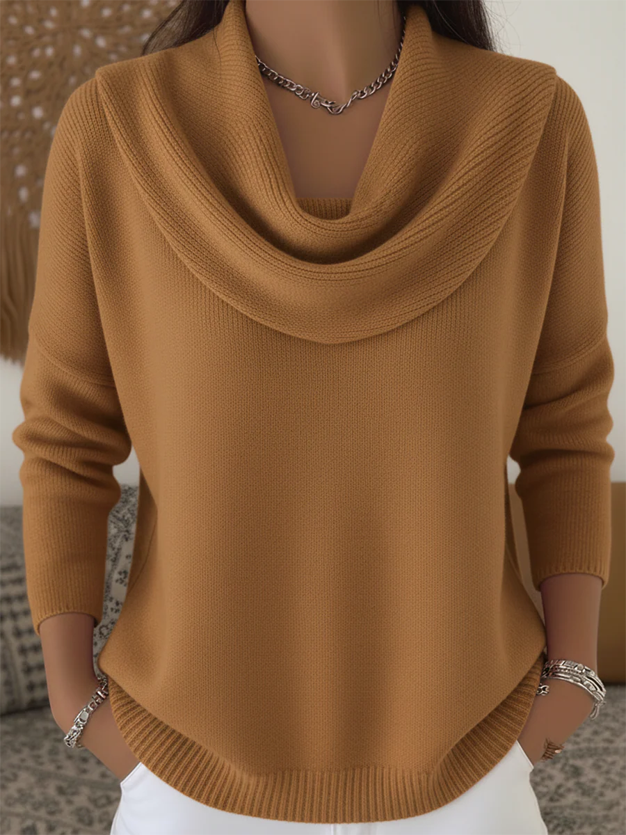 Celeste | Draped Cowl Sweater