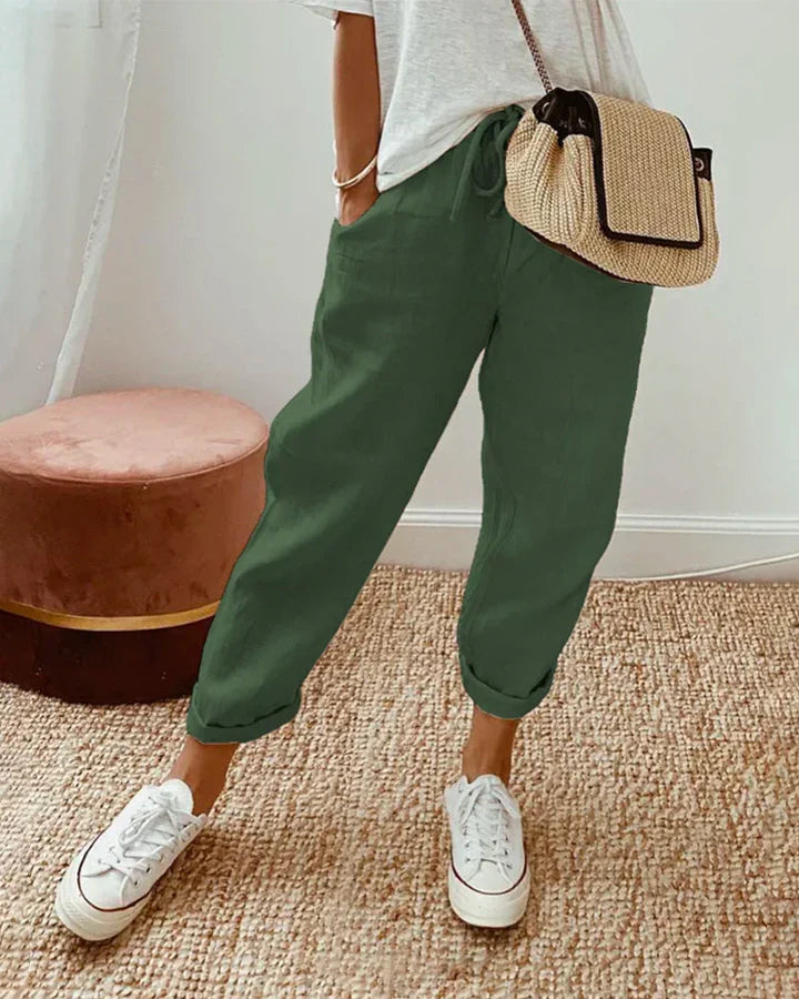 ELIEDE | COMFORTABLE RETRO PANTS