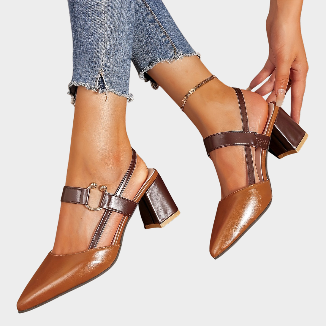Mirelle | Pointed-toe block heels