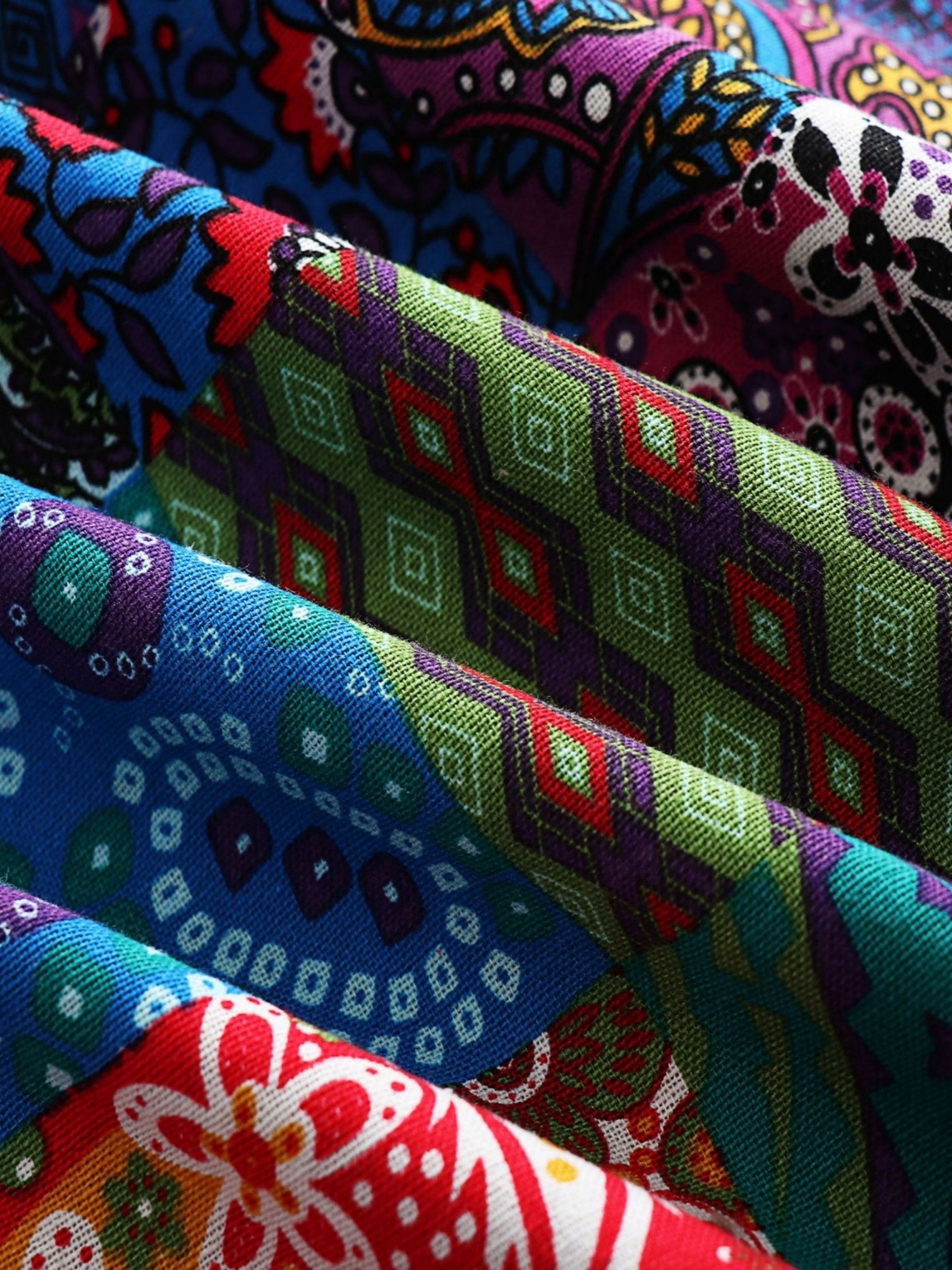 Rosalind | Cozy Patchwork Coat