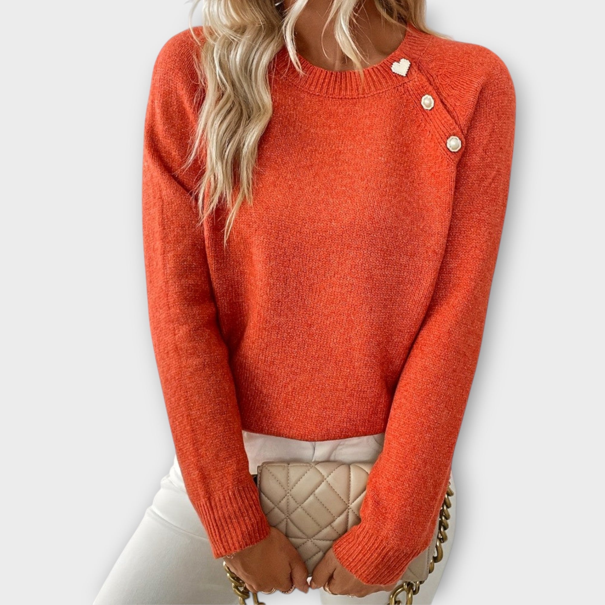 Juliana | Elegant Buttoned Sweater