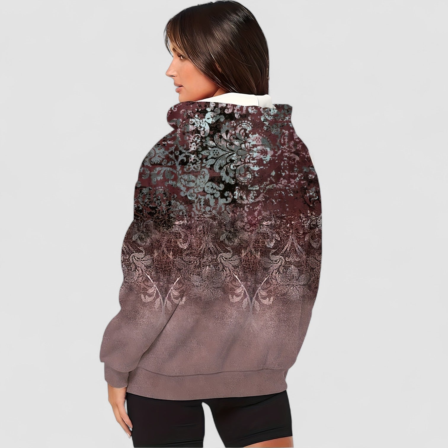 Noemi | Velvet Mist Hooded Jacket