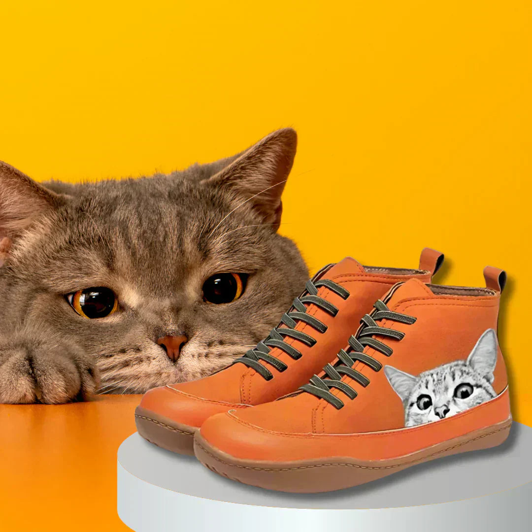 Margaret | Playful Cat Sneakers