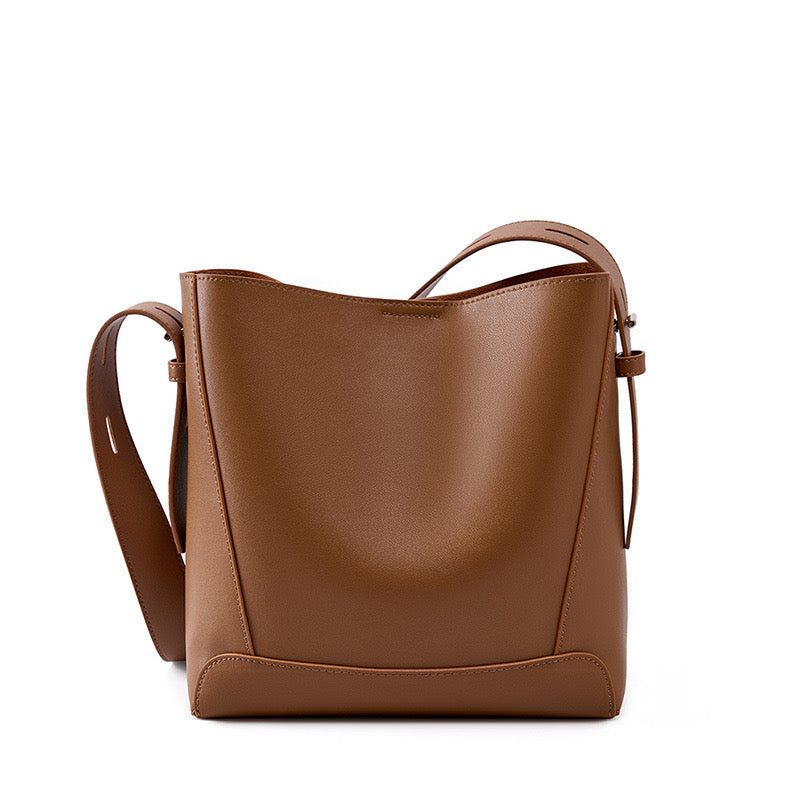 Genuine Crossbody & Shoulder Oversized Bucket Bag