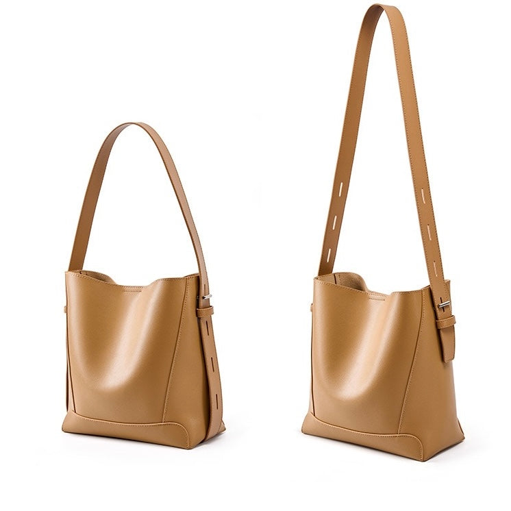 Genuine Crossbody & Shoulder Oversized Bucket Bag