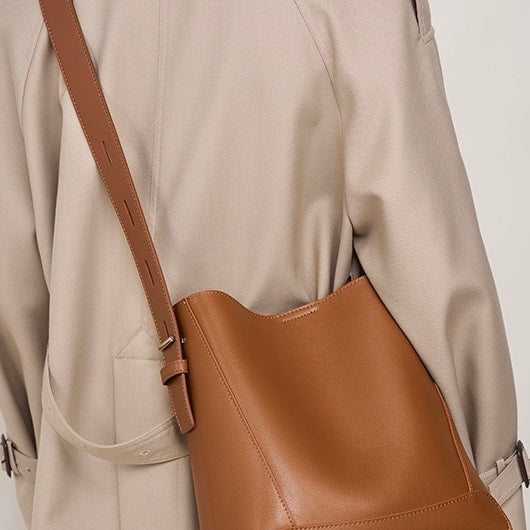 Genuine Crossbody & Shoulder Oversized Bucket Bag