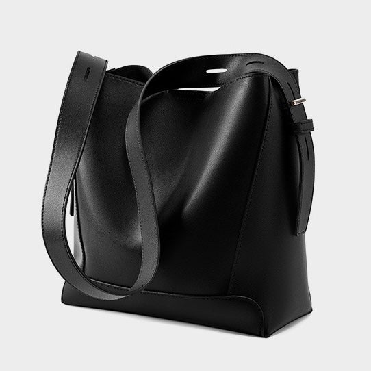 Genuine Crossbody & Shoulder Oversized Bucket Bag