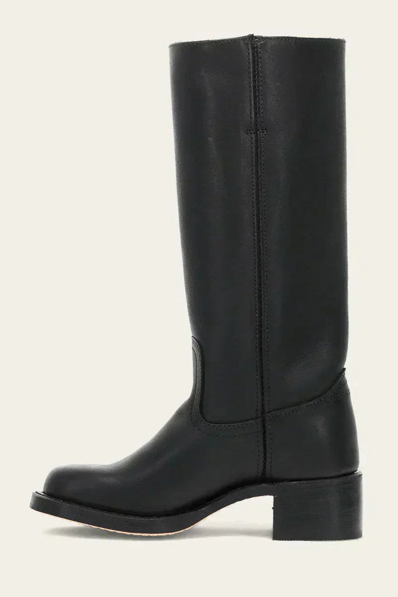 Knee-High Boots with Slim Fit and Structured Sole