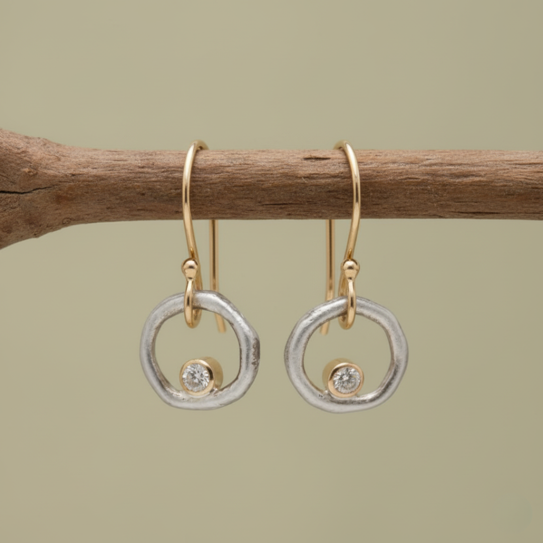 Vintage Zirconia Earrings