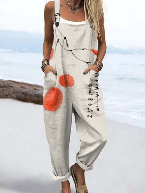 ERICH | STYLISH SLEEVELESS LOOSE JUMPSUIT