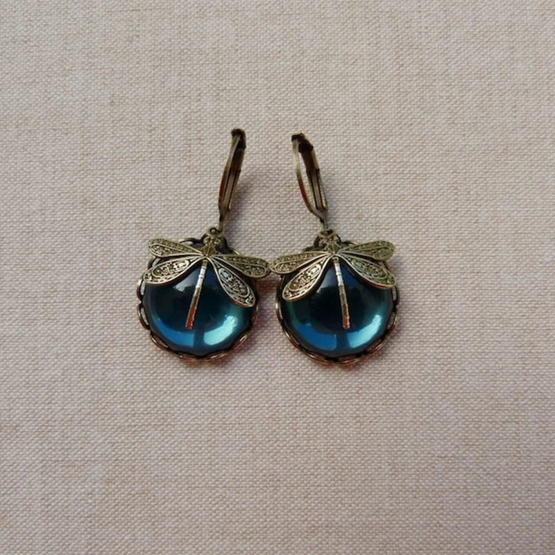 Spherical Dragonfly Earrings