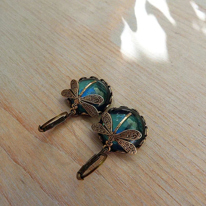 Spherical Dragonfly Earrings