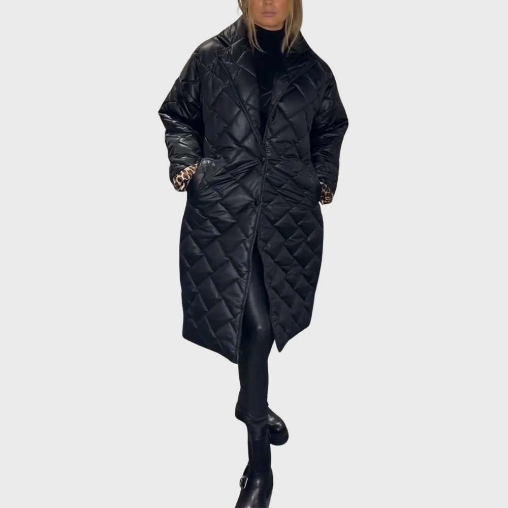 Rowena | Quilted Long Coat