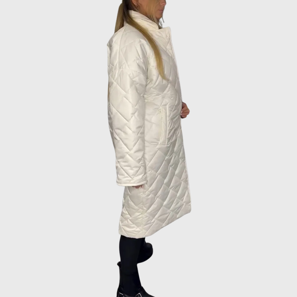 Rowena | Quilted Long Coat