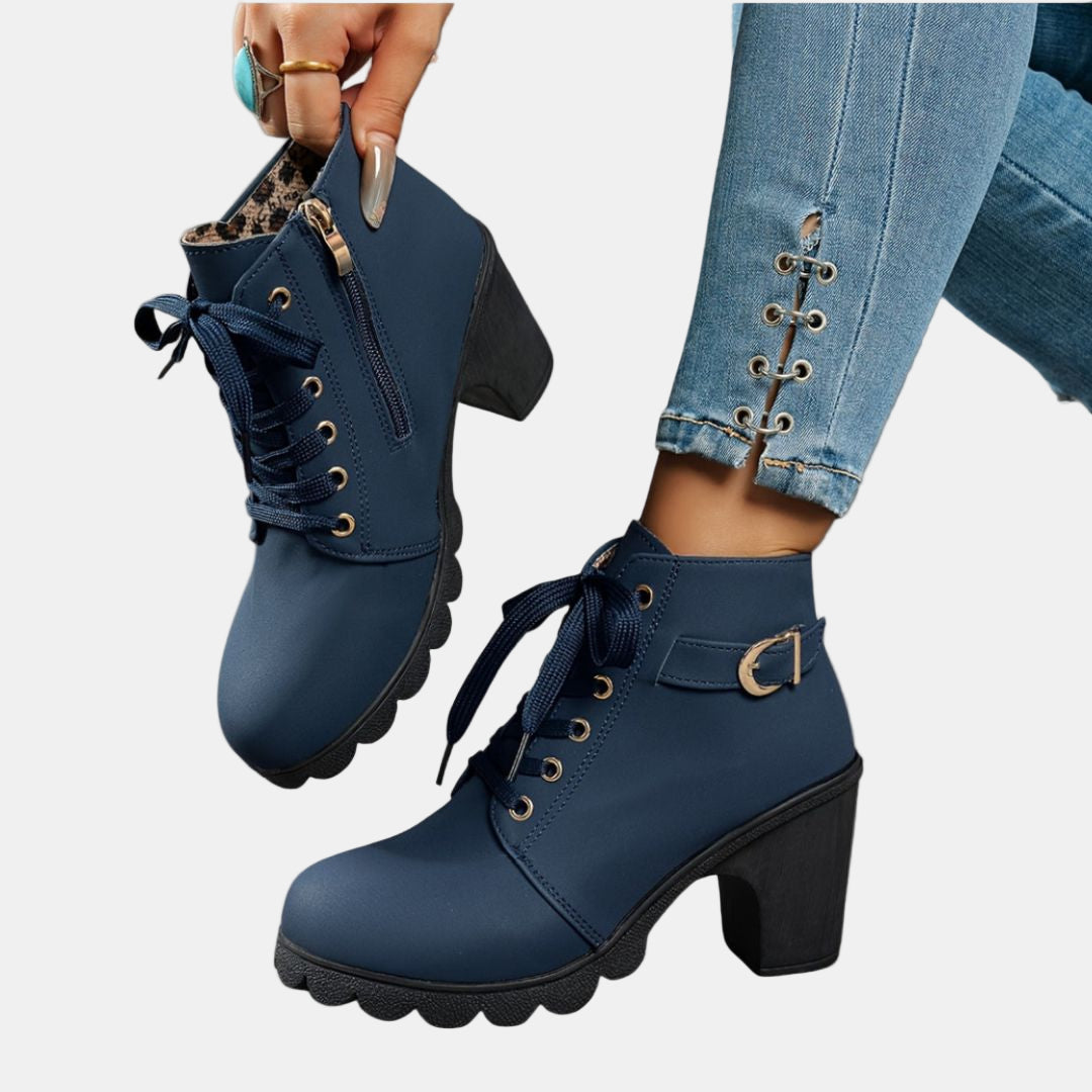 Maisie | Casual Heeled Ankle Boots