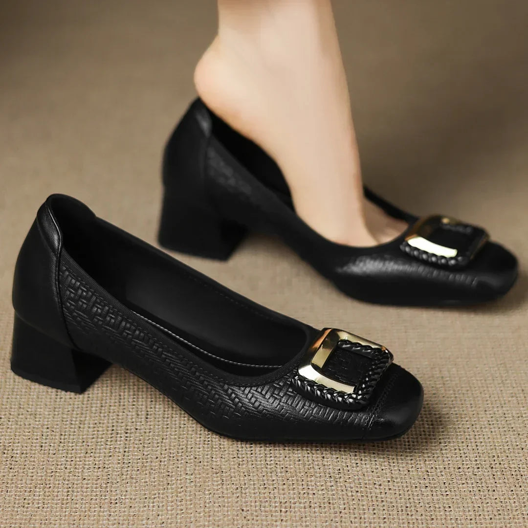 Marilise | Elegant Buckle Loafers