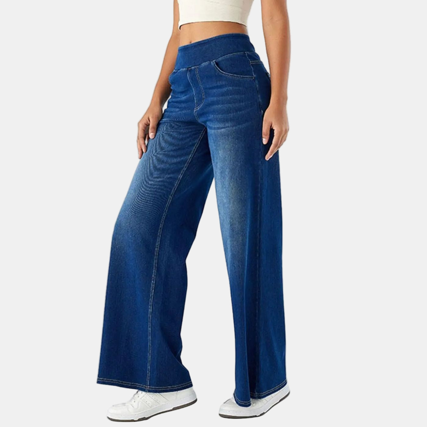 Oriana | Stretchable Wide-Leg Jeans