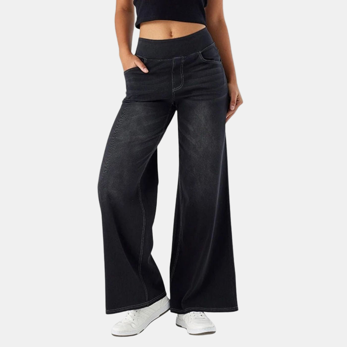 Oriana | Stretchable Wide-Leg Jeans