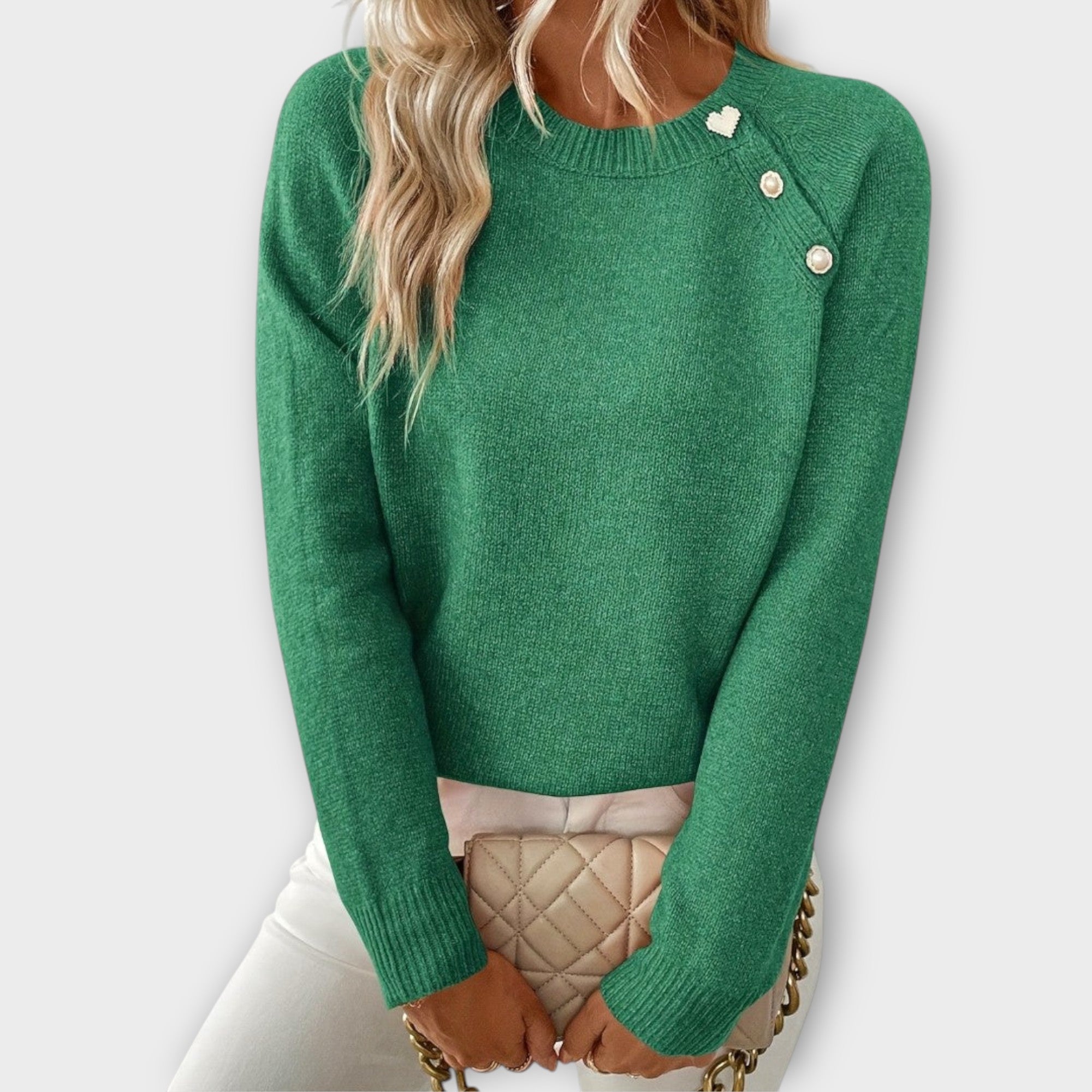Juliana | Elegant Buttoned Sweater