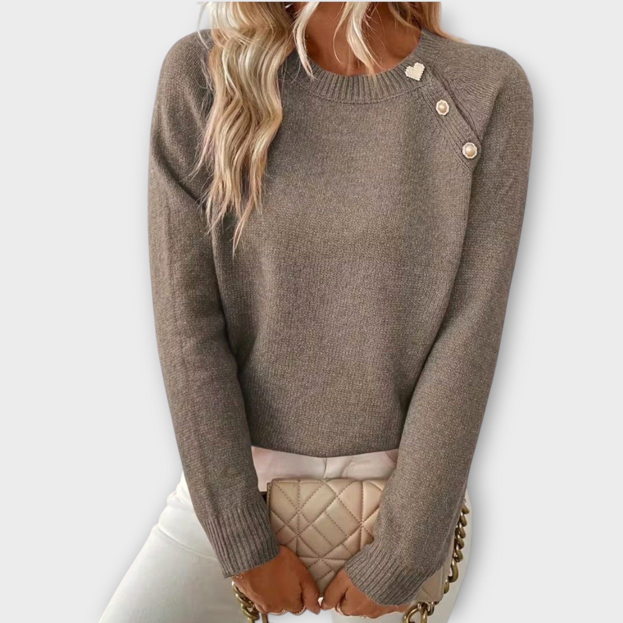 Juliana | Elegant Buttoned Sweater