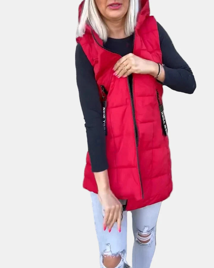 Solene | Sleeveless Padded Coat
