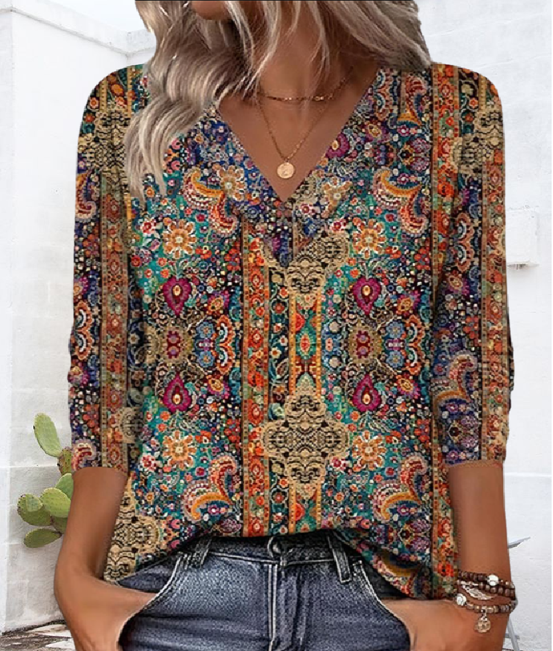 Eleanor | Relaxed Floral Blouse