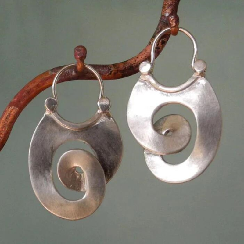 Vintage Spiral Earrings
