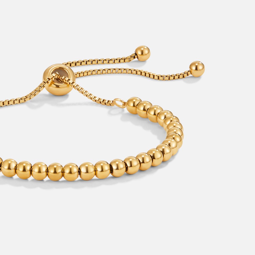 AISHA | STYLISH BEADED GOLD BRACELET