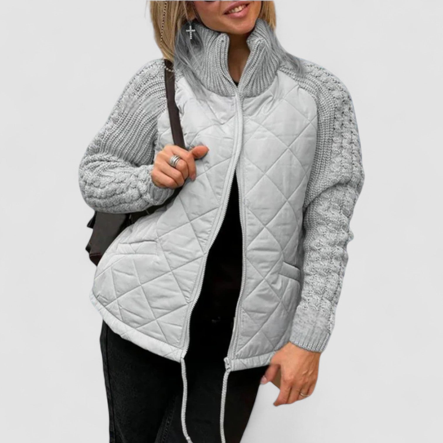 Janet | Quilted Knit Jacket