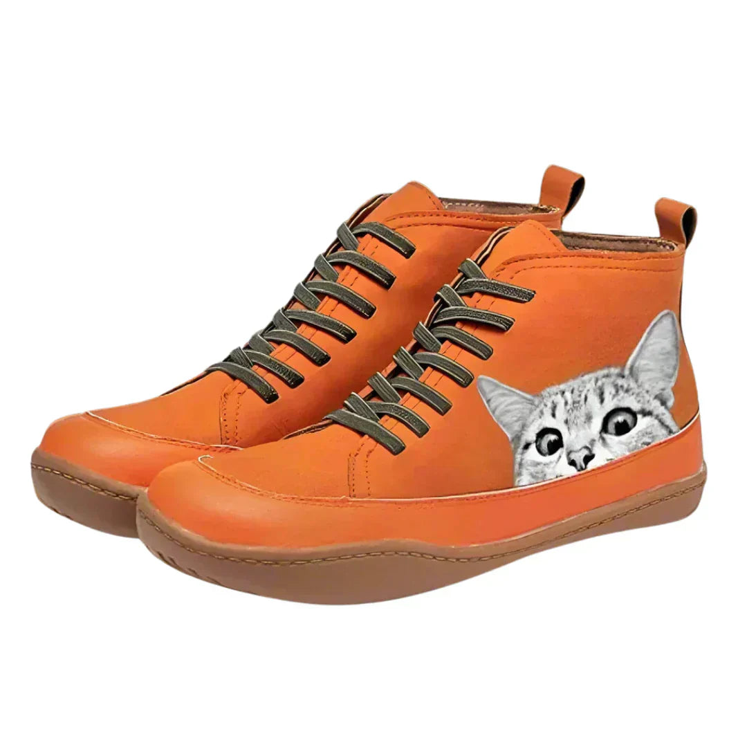 Margaret | Playful Cat Sneakers