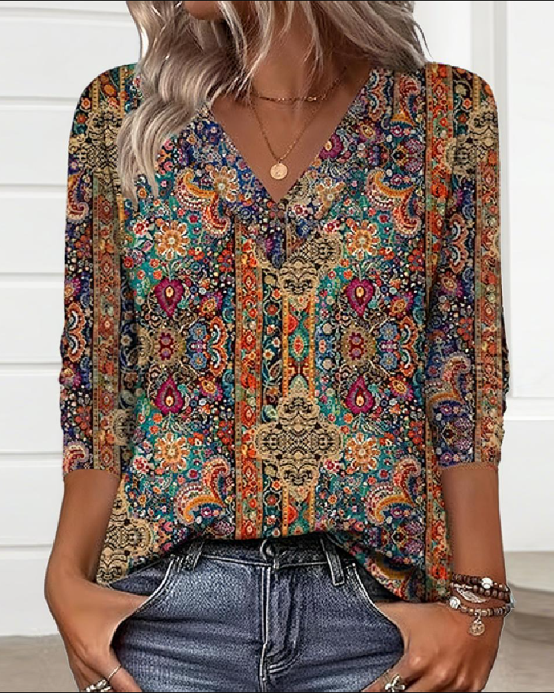 Eleanor | Relaxed Floral Blouse
