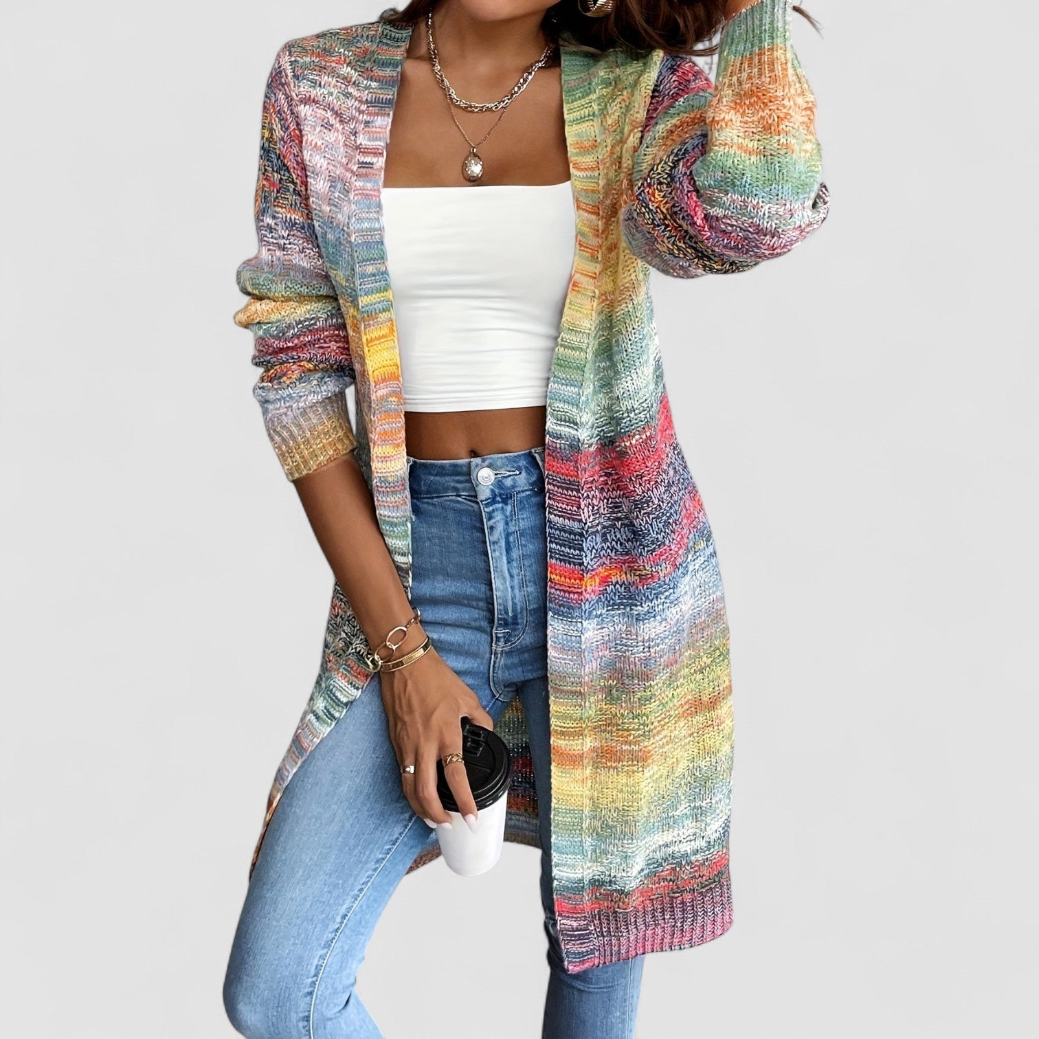 Karen | Colorwoven Knit Cardigan
