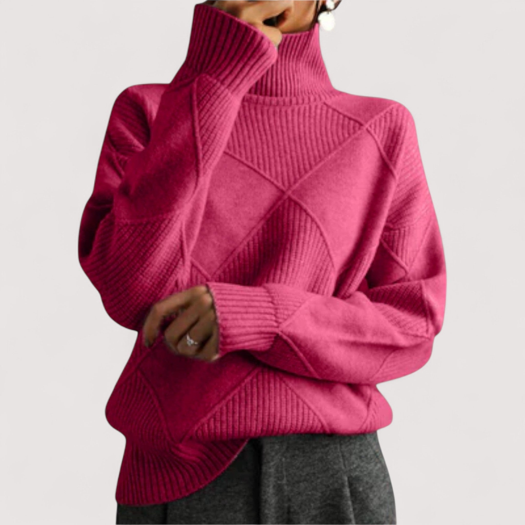 Celeste | Textured Knit Sweater