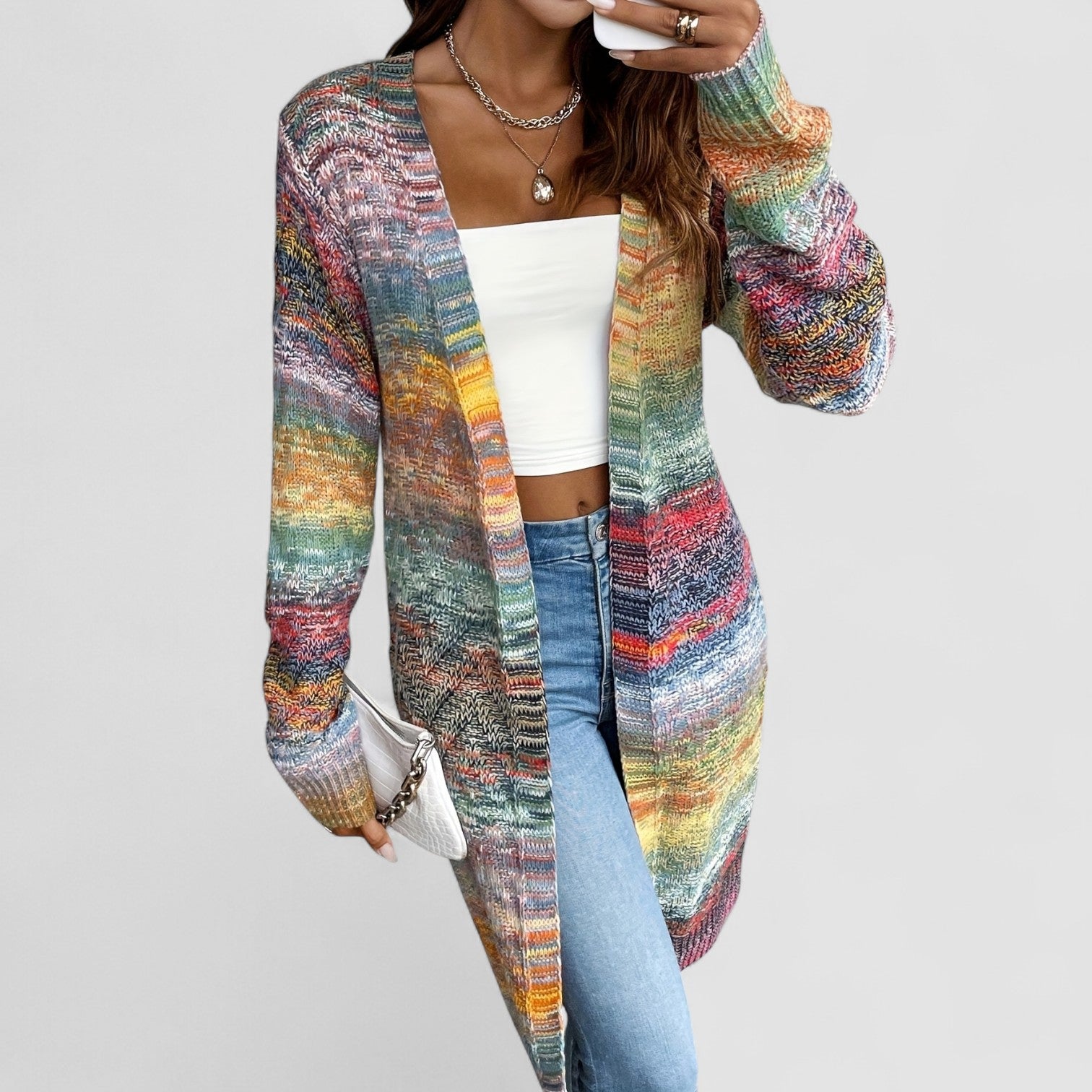 Karen | Colorwoven Knit Cardigan
