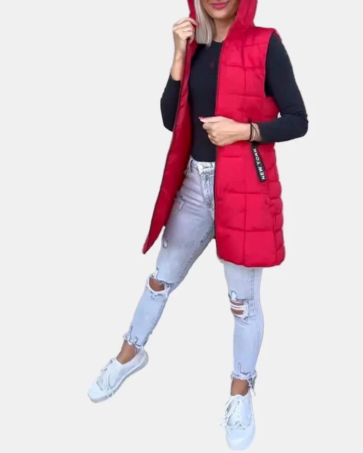 Solene | Sleeveless Padded Coat