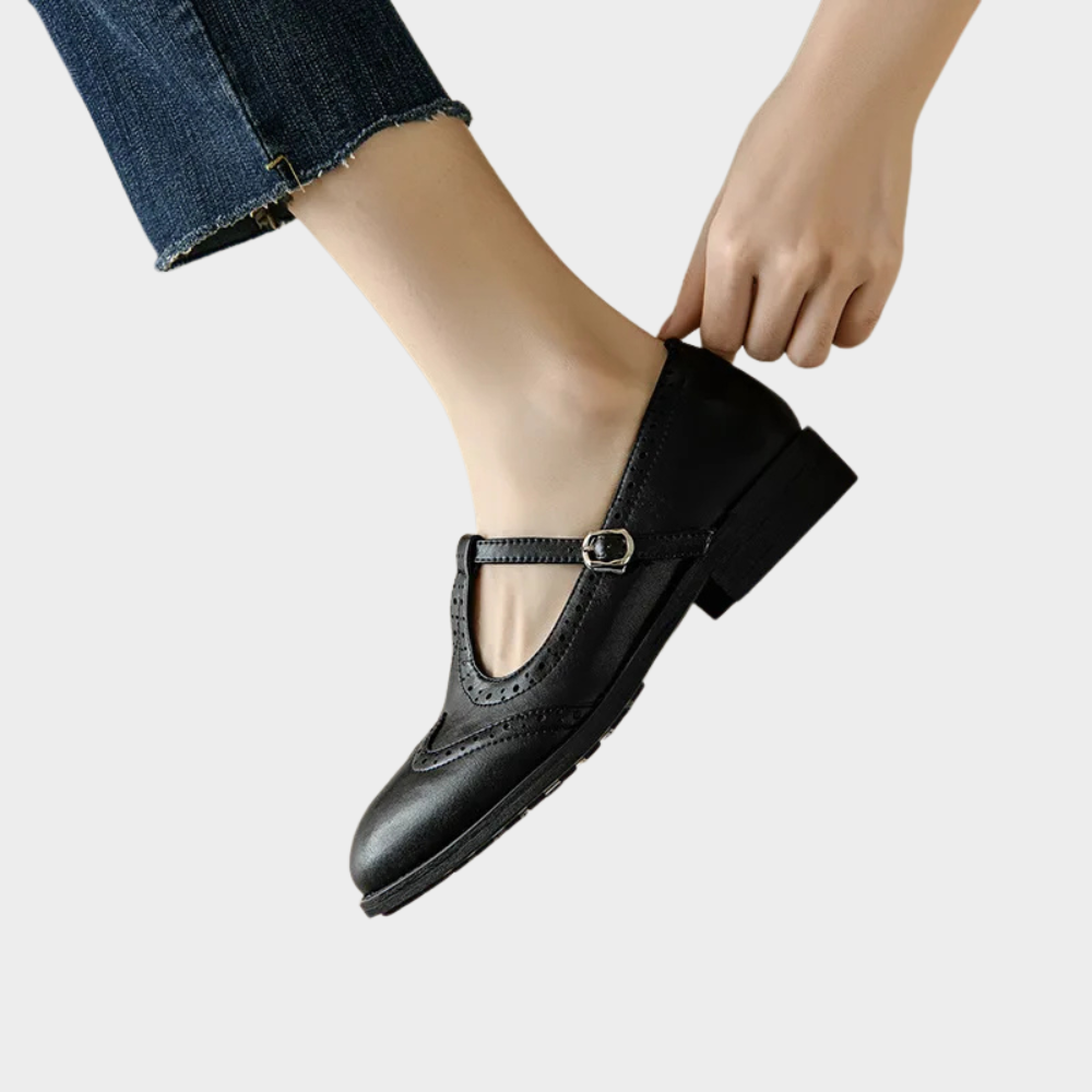 Clara | Elegant T-Strap Mary Jane Shoes