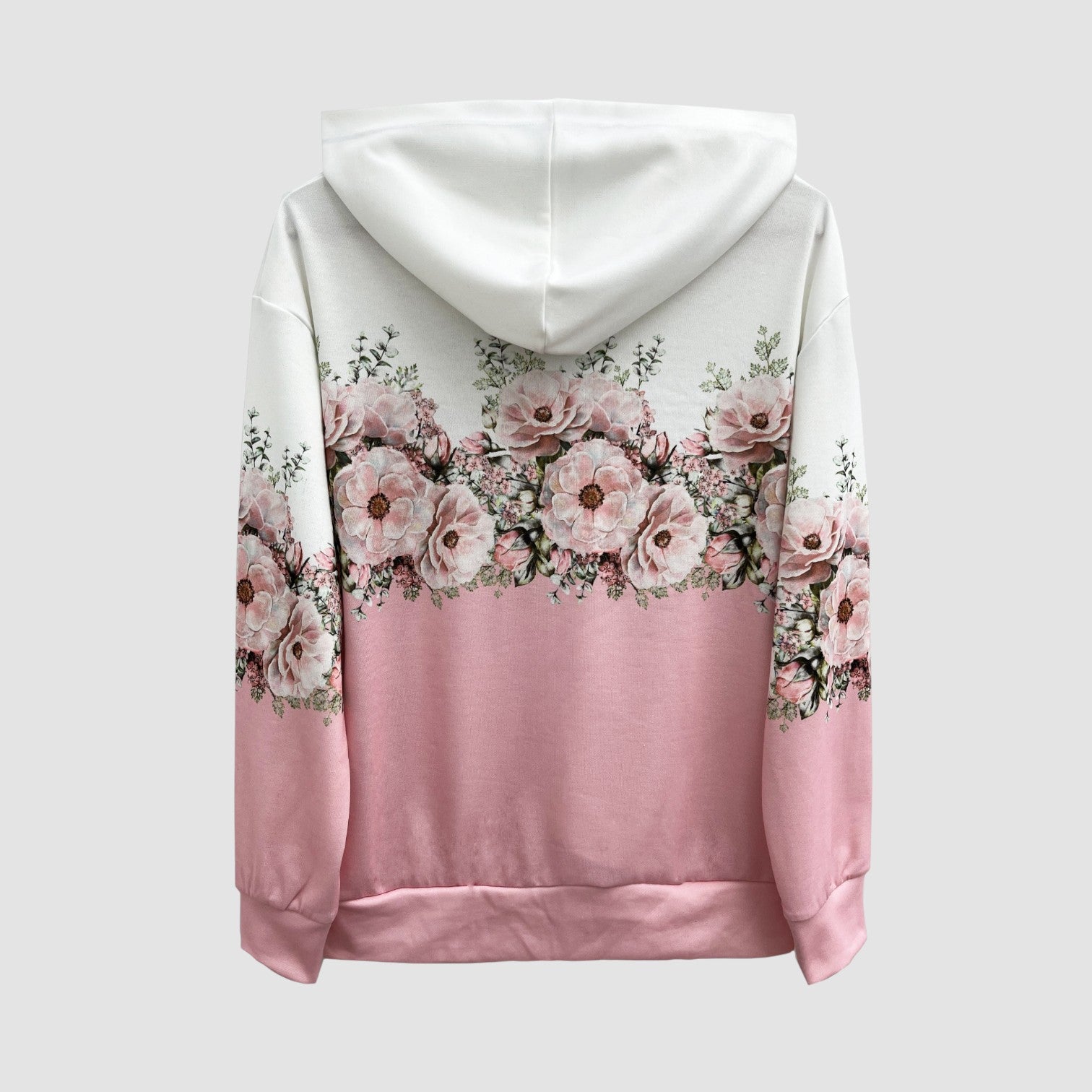 Annie | Floral Zip Hoodie
