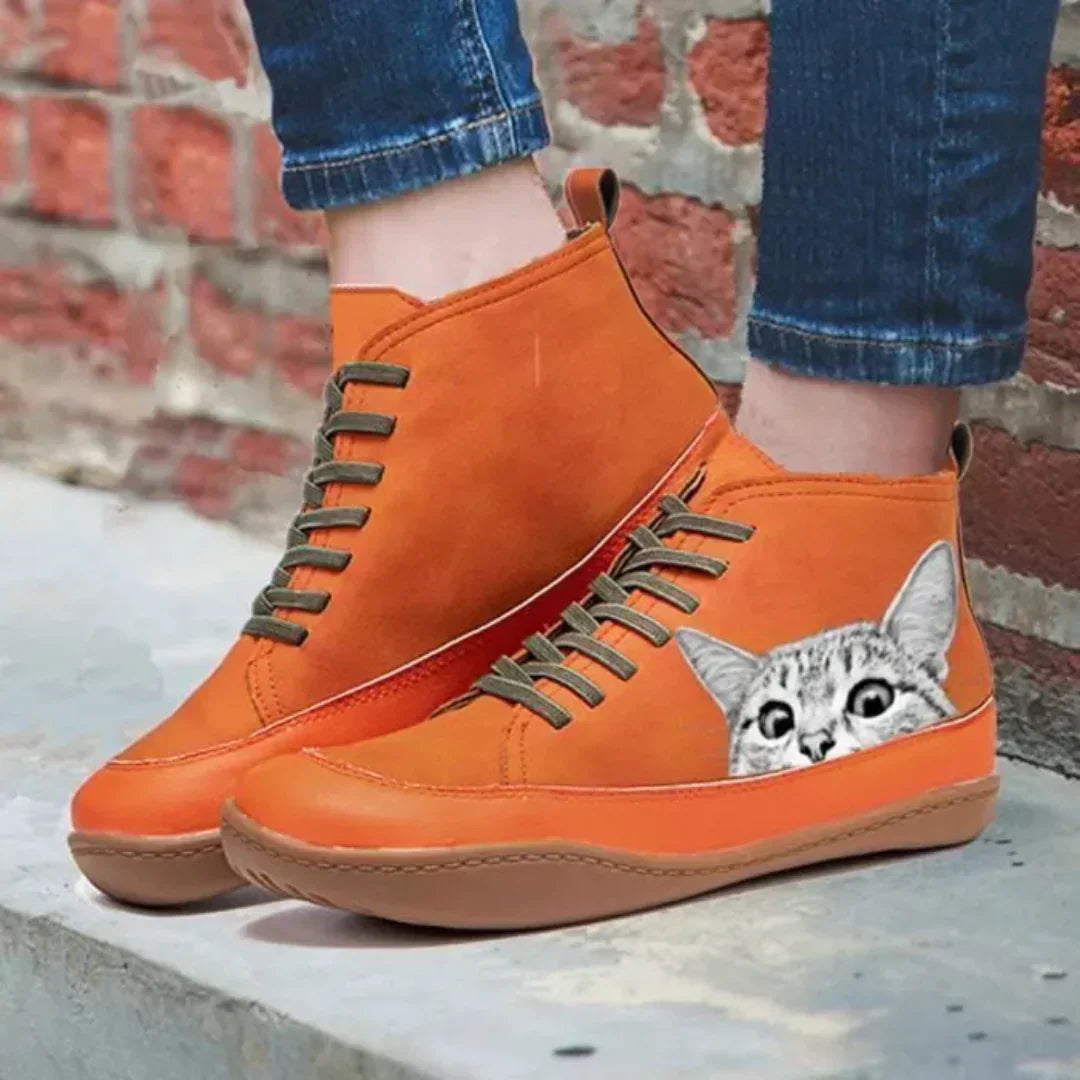 Margaret | Playful Cat Sneakers