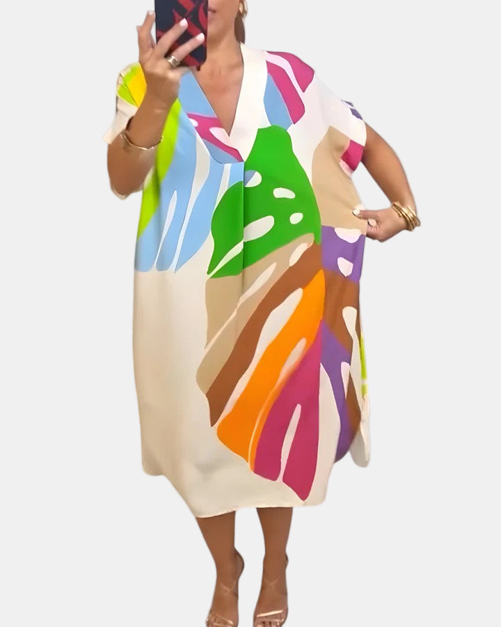 Caroline | Comfortable Colored Dress