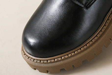 Fleece-Lined Combat Boots