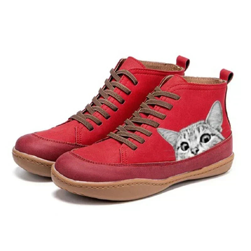 Margaret | Playful Cat Sneakers