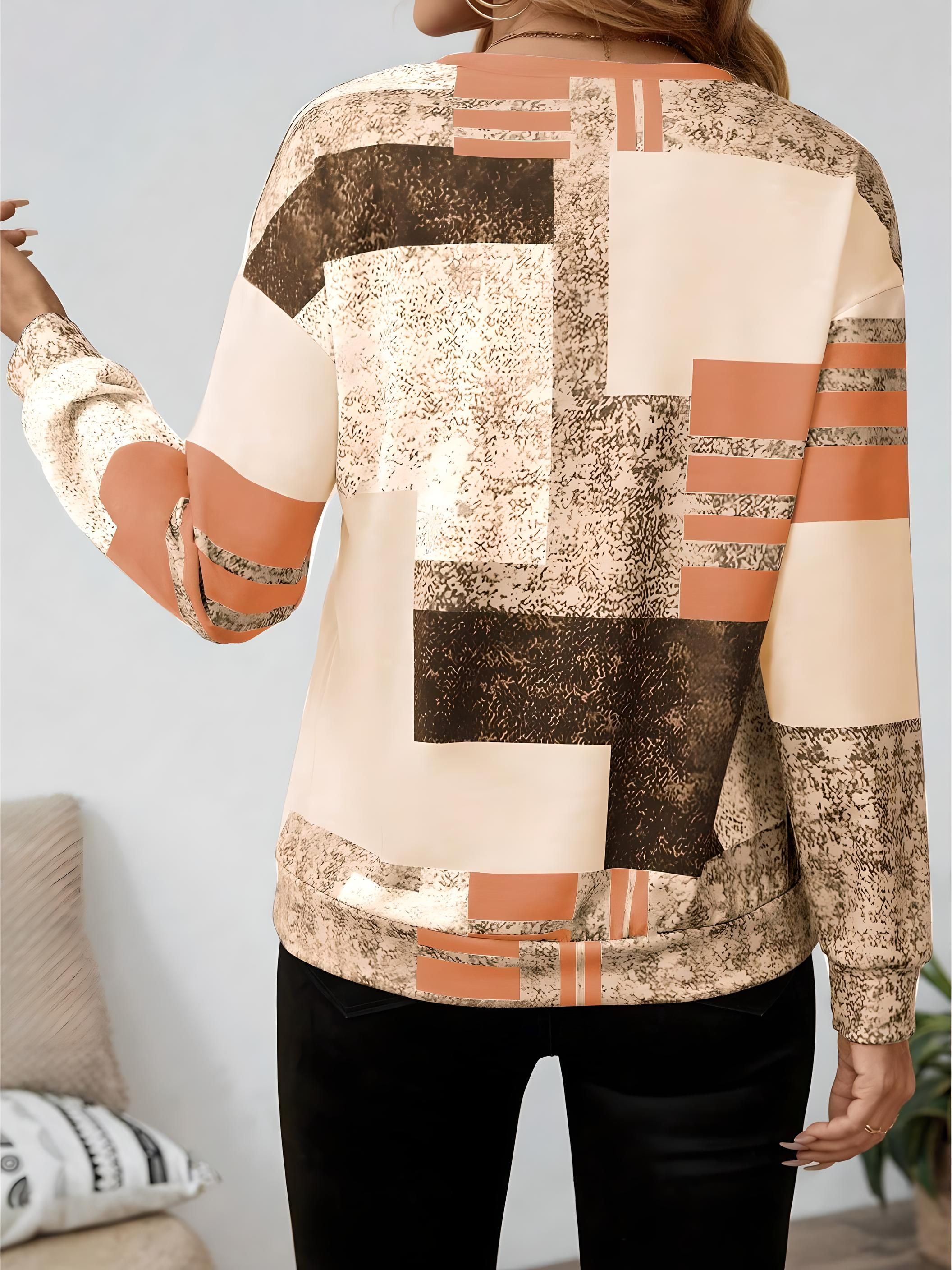 Auralie | Abstract Pattern Blouse