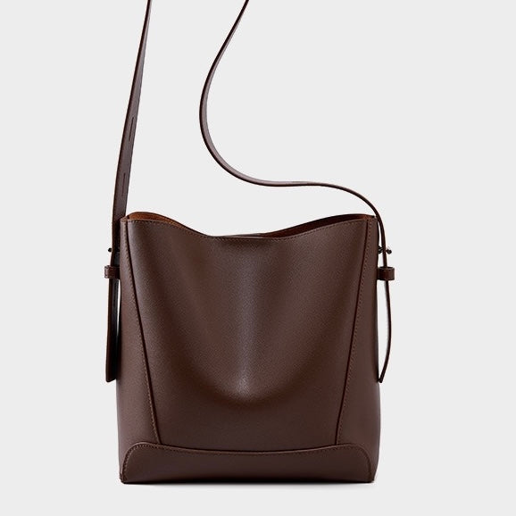Genuine Crossbody & Shoulder Oversized Bucket Bag
