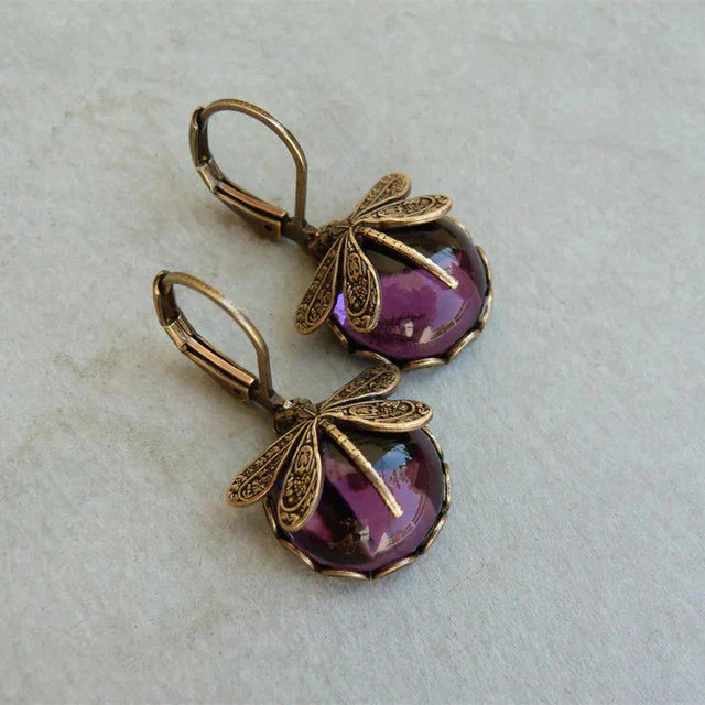 Spherical Dragonfly Earrings